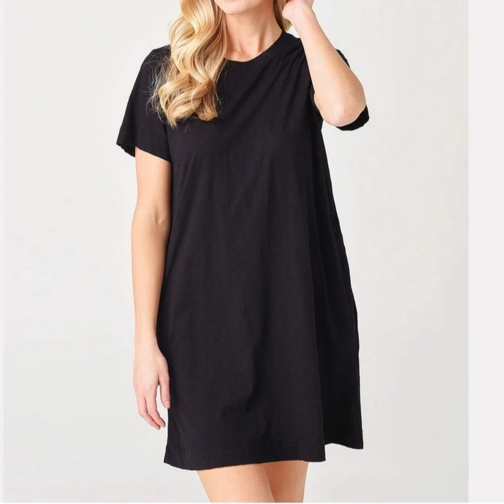 velvet t shirt dress VERONICA COTTON SLUB MIDI by Graham & Spencer or everyday sparkle The Tobie Velvet Mini Shirt